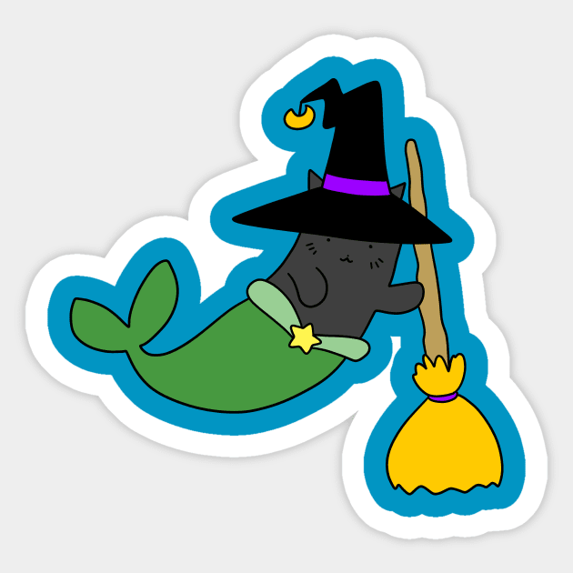 Witch Mercat Sticker by saradaboru